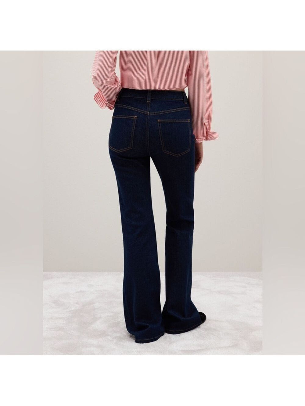 NWT Piombo Classic Flare Denim Jeans Size 6 - Picture 9 of 11